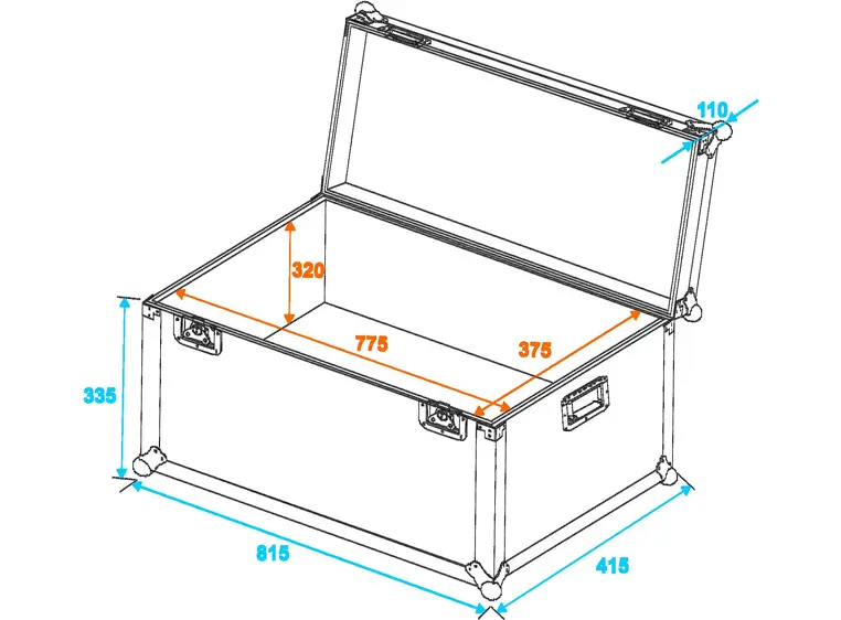 Universal transport case 80x40cm